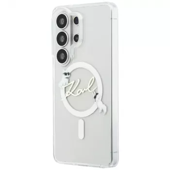 Karl Lagerfeld IML KC Script MagSafe Θήκη για Samsung Galaxy S26 Ultra (Διάφανο)