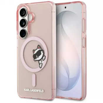Karl Lagerfeld IML Peekaboo Choupette MagSafe Θήκη για Samsung Galaxy S26 - Ροζ