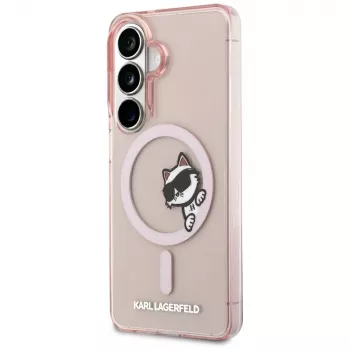 Karl Lagerfeld IML Peekaboo Choupette MagSafe Θήκη για Samsung Galaxy S26 - Ροζ