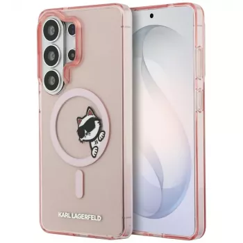 KARL LAGERFELD IML Peekaboo Choupette MagSafe Θήκη για Samsung Galaxy S26 Ultra, Ροζ
