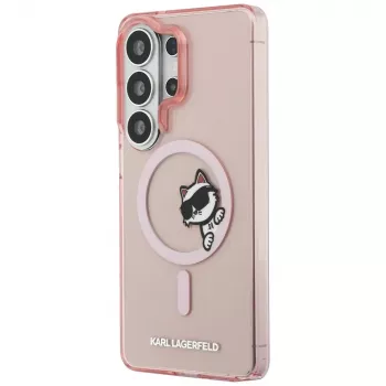 KARL LAGERFELD IML Peekaboo Choupette MagSafe Θήκη για Samsung Galaxy S26 Ultra, Ροζ