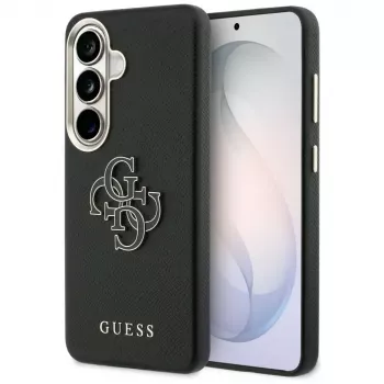 Guess Grained Big 4G Metal Logo Θήκη για Samsung Galaxy S26+ Μαύρο