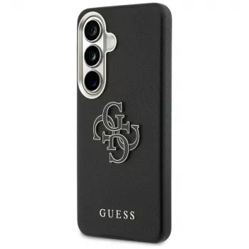 Guess Grained Big 4G Metal Logo Θήκη για Samsung Galaxy S26+ Μαύρο