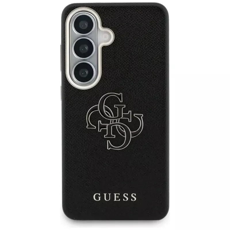 Guess Grained Big 4G Metal Logo Θήκη για Samsung Galaxy S26+ Μαύρο