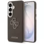 Guess Grained Big 4G Metal Logo Θήκη για Samsung Galaxy S26+ Καφέ