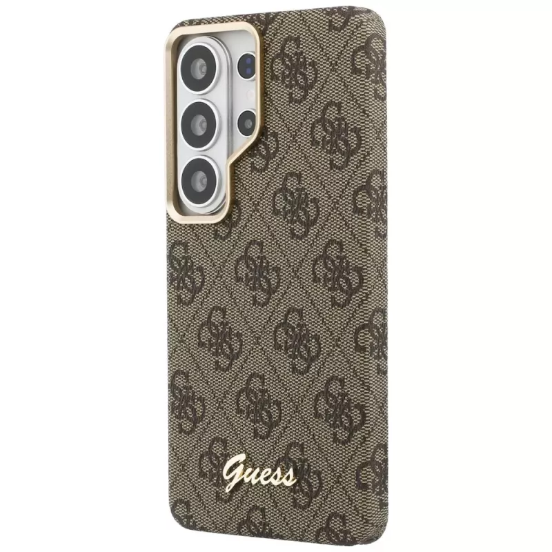 Guess 4G Script MagSafe Θήκη για Samsung Galaxy S26 Ultra (Καφέ)