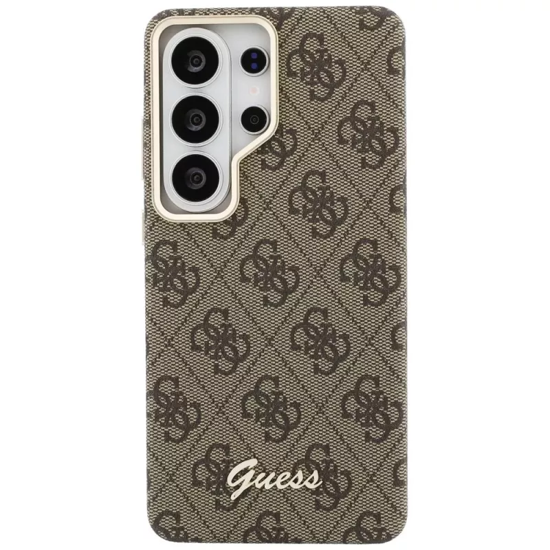 Guess 4G Script MagSafe Θήκη για Samsung Galaxy S26 Ultra (Καφέ)