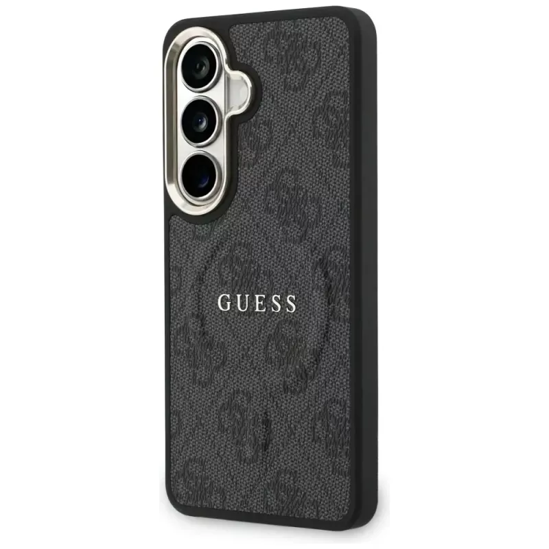 Guess 4G Embossed Ring MagSafe Θήκη για Samsung Galaxy S26 (Μαύρο)
