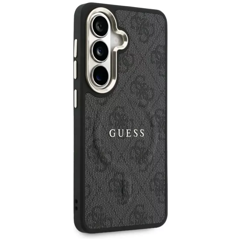 Guess 4G Embossed Ring MagSafe Θήκη για Samsung Galaxy S26 (Μαύρο)