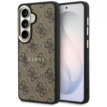 Guess 4G Embossed Ring MagSafe Θήκη για Samsung Galaxy S26 (Καφέ)