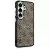 Guess 4G Embossed Ring MagSafe Θήκη για Samsung Galaxy S26 (Καφέ)
