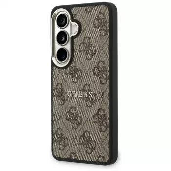 Guess 4G Embossed Ring MagSafe Θήκη για Samsung Galaxy S26+ (Καφέ)