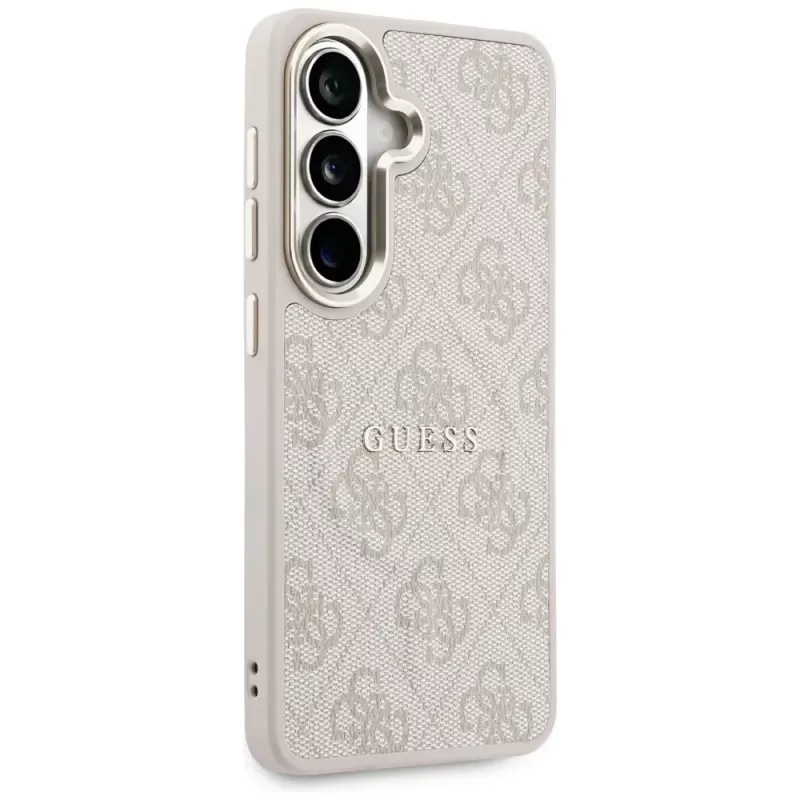 Guess 4G Embossed Ring MagSafe Θήκη για Samsung Galaxy S26 (Ροζ)