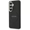 Guess Saffiano Peony Embossed Ring MagSafe Θήκη για Samsung Galaxy S26 Μαύρο