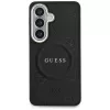 Guess Saffiano Peony Embossed Ring MagSafe Θήκη για Samsung Galaxy S26 Μαύρο