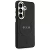 Guess Saffiano Peony Embossed Ring MagSafe Θήκη για Samsung Galaxy S26 Μαύρο