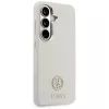 Guess Rhinestone Round Logo MagSafe Θήκη για Samsung Galaxy S26 Μπεζ