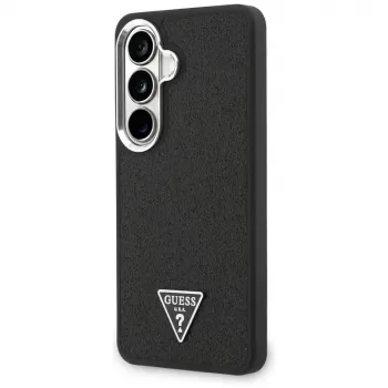 Guess Fixed Glitter Triangle MagSafe Θήκη για Samsung Galaxy S26+ Μαύρο
