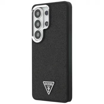 Guess Fixed Glitter Triangle MagSafe Θήκη για Samsung Galaxy S26 Ultra, Μαύρο
