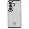 Guess Fixed Glitter Triangle MagSafe Θήκη για Samsung Galaxy S26 - Ασημί