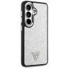 Guess Fixed Glitter Triangle MagSafe Θήκη για Samsung Galaxy S26 - Ασημί