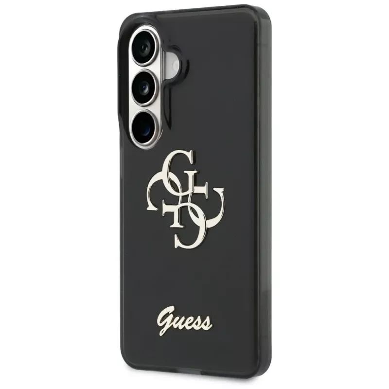 Guess IML Big Metal 4G Script Θήκη για Samsung Galaxy S26 (Μαύρο)