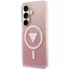 Guess IML Gradient Triangle MagSafe Θήκη για Samsung Galaxy S26 (Ροζ)