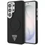 Guess Embossed Ring Triangle Logo MagSafe Θήκη για Samsung Galaxy S26 Ultra Μαύρο