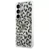 Guess IML Leopard Print Triangle MagSafe Θήκη για Samsung Galaxy S26, Μαύρο