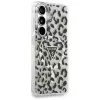 Guess IML Leopard Print Triangle MagSafe Θήκη για Samsung Galaxy S26, Μαύρο