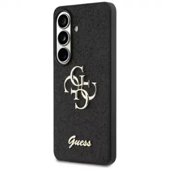 Guess Fixed Glitter Big 4G Metal Logo Θήκη για Samsung Galaxy S26 (Μαύρο)
