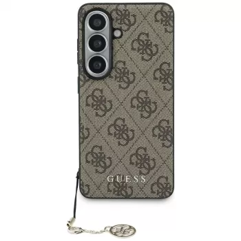 Guess 4G Classic Logo Charm MagSafe Θήκη για Samsung Galaxy S26 (Καφέ)