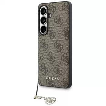 Guess 4G Classic Logo Charm MagSafe Θήκη για Samsung Galaxy S26 (Καφέ)