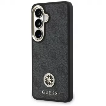 Guess 4G Big Rhinestone Triangle Strap MagSafe Σετ Θήκης για Samsung Galaxy S26 - Μαύρο