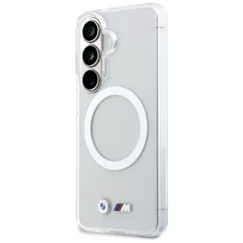 BMW IML Shockproof Metal Logo MagSafe Θήκη για Samsung Galaxy S26 Διάφανο