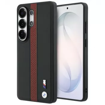 BMW Perforated Stripe Logo MagSafe Θήκη για Samsung Galaxy S26 Ultra Κόκκινο