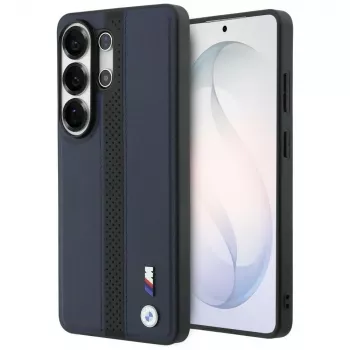 BMW Perforated Stripe Logo MagSafe Θήκη για Samsung Galaxy S26 Ultra - Navy Blue