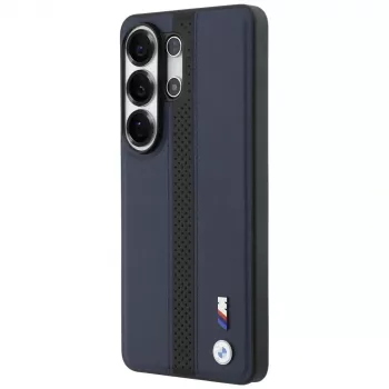 BMW Perforated Stripe Logo MagSafe Θήκη για Samsung Galaxy S26 Ultra - Navy Blue