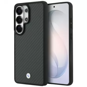 BMW Sign Magnetic Carbon Fiber MagSafe Θήκη για Samsung Galaxy S26 Ultra Μαύρο