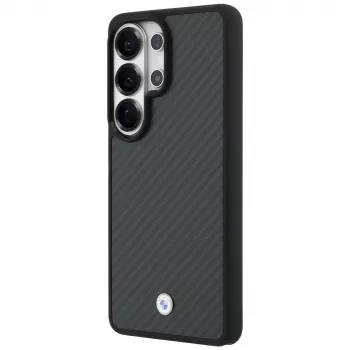BMW Sign Magnetic Carbon Fiber MagSafe Θήκη για Samsung Galaxy S26 Ultra Μαύρο