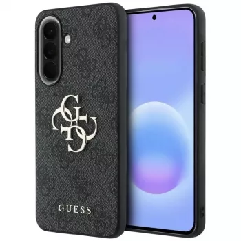 Guess Δερμάτινη 4G Metal Logo Θήκη για Samsung Galaxy A57 5G, Μαύρο