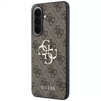Guess Leather 4G Metal Logo Θήκη για Samsung Galaxy A57 5G Καφέ
