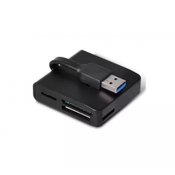 EXERTIS CONNECT USB 3.0 Αναγνώστης Καρτών Συμπαγής Αναγνώστης Καρτών για Κάρτες Μνήμης και Κάρτες SIM (730985)