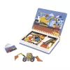 Janod Magnetibook Εργοτάξιο Μαγνητικό Εκπαιδευτικό Παιχνίδι