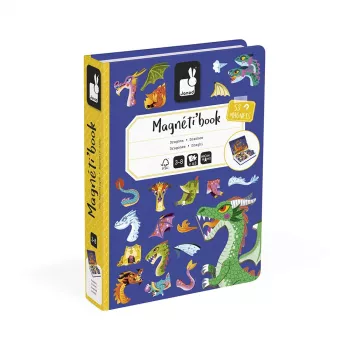 Janod Magnetibook Smoki Μαγνητικό Παιχνίδι Βιβλίου - Θέμα Δράκοι Φαντασίας
