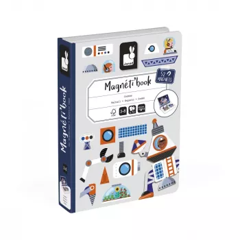 Janod Magnetibook Κόσμος Μαγνητικό Εκπαιδευτικό Παιχνίδι - Θέμα Διάστημα