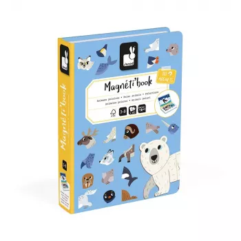 Janod Magnetibook Polar Animals Μαγνητικό Εκπαιδευτικό Παιχνίδι