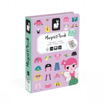 Janod Magnetibook Κοστούμια Κορίτσι