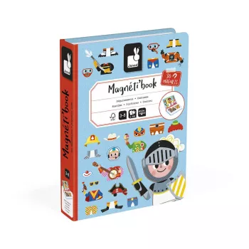 Janod Magnetibook Boy Costumes Μαγνητικό Εκπαιδευτικό Παιχνίδι - 36 Κομμάτια
