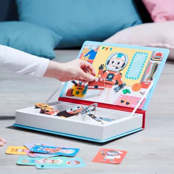 Janod Magnetibook Boy Costumes Μαγνητικό Εκπαιδευτικό Παιχνίδι - 36 Κομμάτια